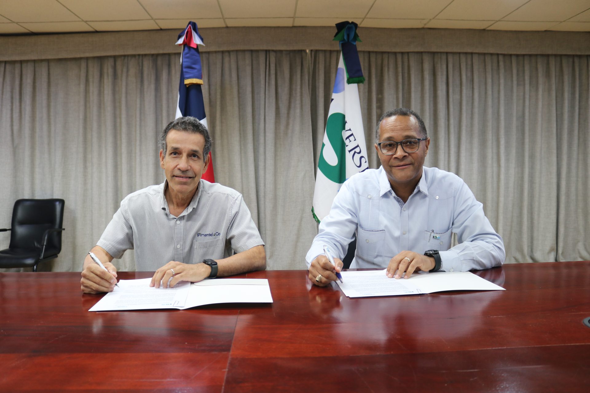 Universidad ISA y Pimentel & Compañía, S.R.L. formalizan alianza para el fortalecimiento del sector arrocero